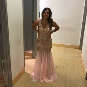 Blush Pink Sequin Dress